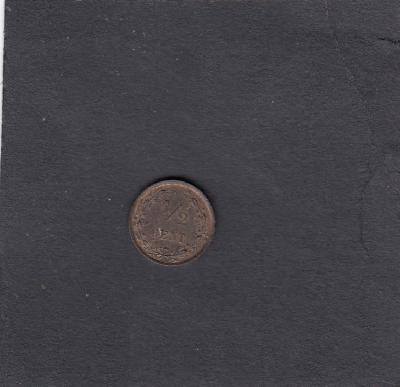 Beschrijving: 1/2 Cent WILLEM III  